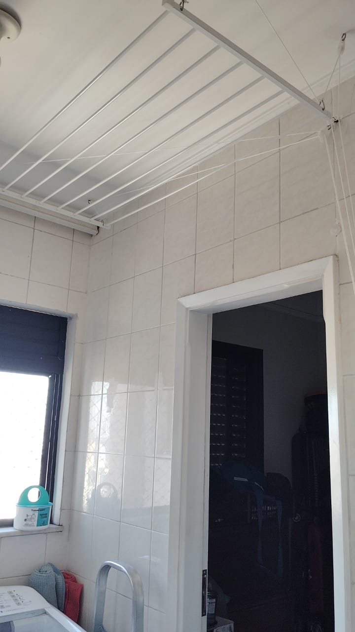 Manivela para varal de teto em laje